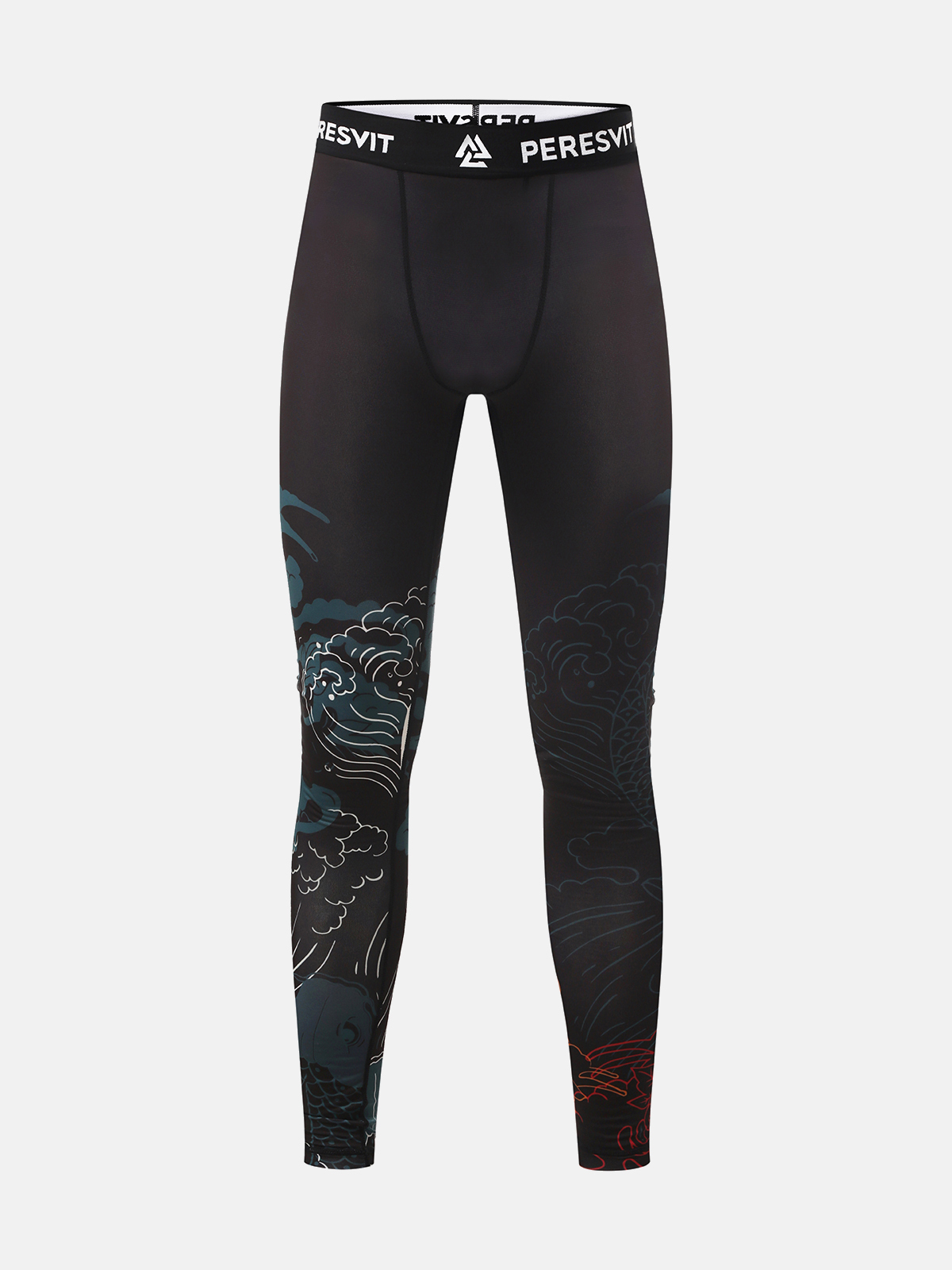 Peresvit Koi MMA Leggins Blue Orange Red, Photo № 3
